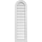 Ekena Millwork Round Top Surface Mount PVC Gable Vent w/ 2"W x 2"P Brickmould Sill Frame, 12"W x 40"H GVPRT12X4003SN - alternate 1